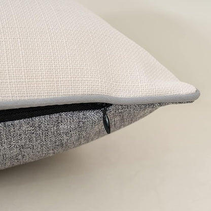 Yangest Patchwork Pillow Cover 12x20 Inch Luxury Cotton and Linen Cushion Cover - Image 4