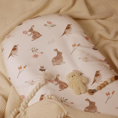 Gllquen Baby Bassinet Sheets Set 2-Pack, Breathable Cozy Bassinet Fitted Sheet - Image 4