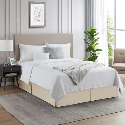 Nestl Cream Twin Bed Skirt - Image 4