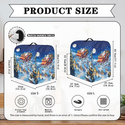 Christmas Stand Mixer Covers Kitchen Appliance Dust Cover Protective Santa - Image 6