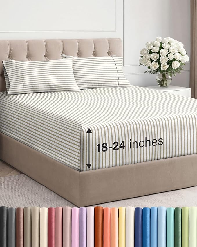 Extra Deep Pocket Queen Sheet Set by CGKUnlimited