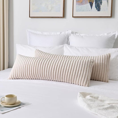Kevin Textile Soft Plush 14x36 Inch Long Lumbar Pillow Cover 1 Pack, Luxury - Image 4
