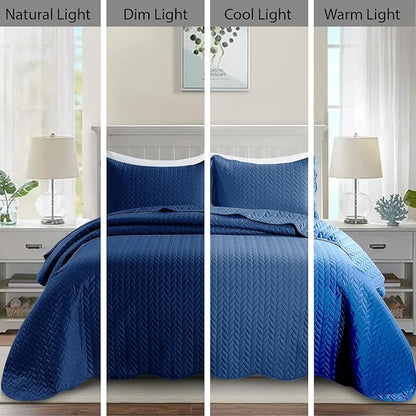 IR Imperial Rooms 8 Pack California King Quilt Bedding Set - Image 9