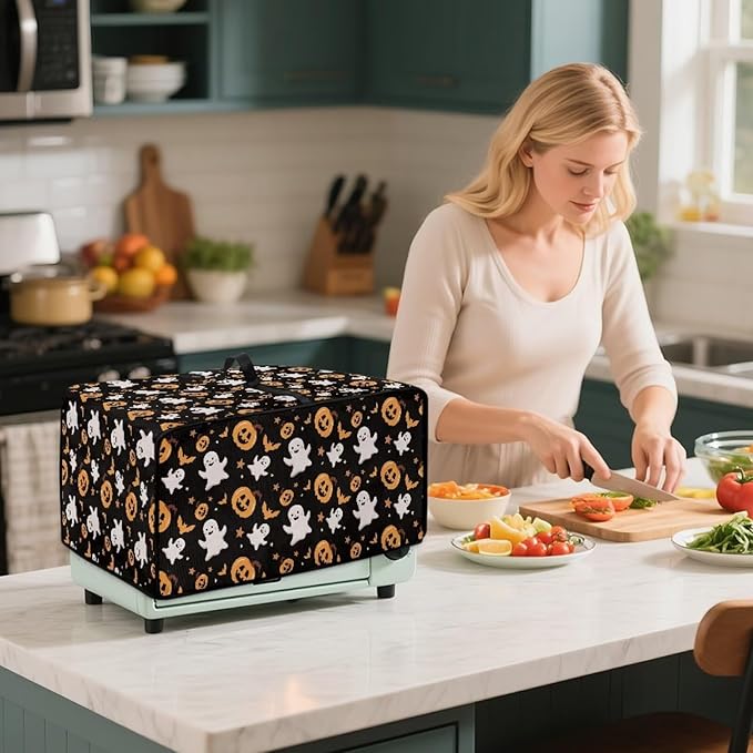 Halloween Toaster Oven Dust Cover Protective Microwave Oven Cover - Image 3