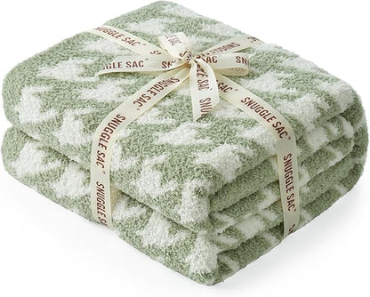 Snuggle Sac Houndstooth Throw Blanket - Image 8