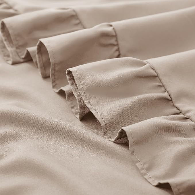 KKJIAF Ruffle Body Pillow Cases Set of 1, Ruffled Pillow Covers - Image 6