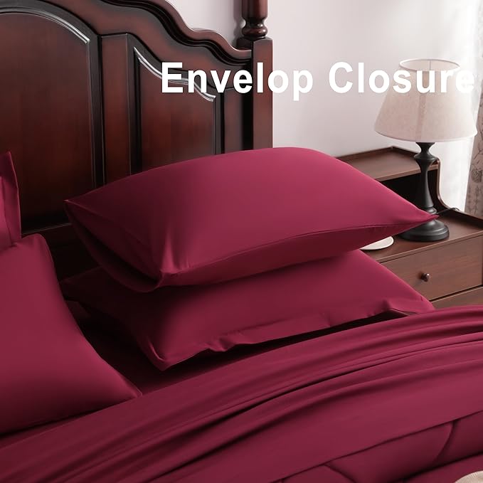 NTBAY Queen Comforter Set with Sheets, 7 Pieces Soft and Breathable Queen - Image 5