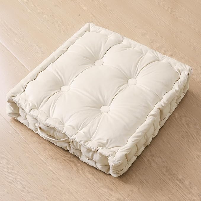 Square Floor Pillows, Large Floor Cushion by Unknown