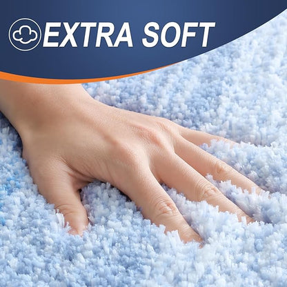 OLANLY Bathroom Rugs Mat 24x16, Extra Soft Absorbent Microfiber Bath Rugs - Image 3