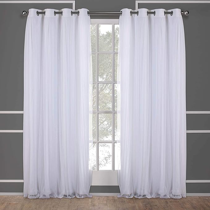 TOWN & COUNTRY LUXE Talia Double Layer Indoor Curtains, Sheer and Room - Image 3