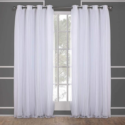 TOWN & COUNTRY LUXE Talia Double Layer Indoor Curtains, Sheer and Room - Image 3