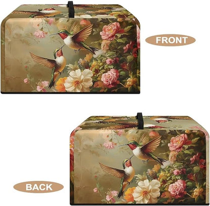 Microwave Oven Dust Cover, Hummingbird Polyester Waterproof Microwave Dust - Image 5