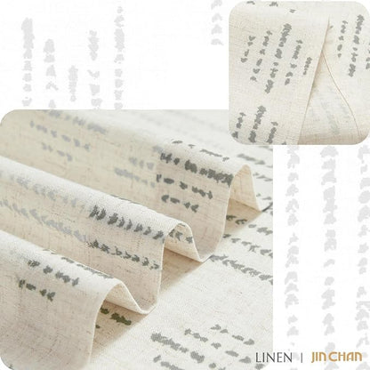 jinchan Boho Kitchen Linen Tier Curtains 30 Inch Bohemian Cafe Farmhouse - Image 8