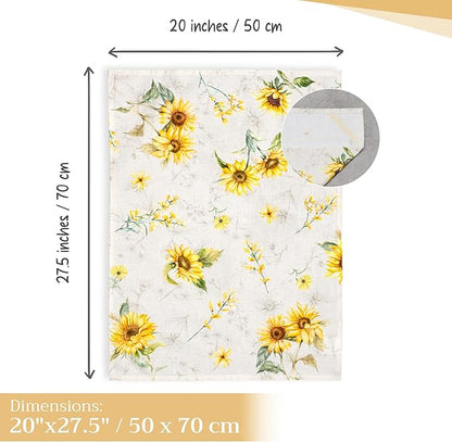 Maison d' Hermine Kitchen Towels Set of 3 100% Cotton 27.50" x 20" Reusable - Image 5