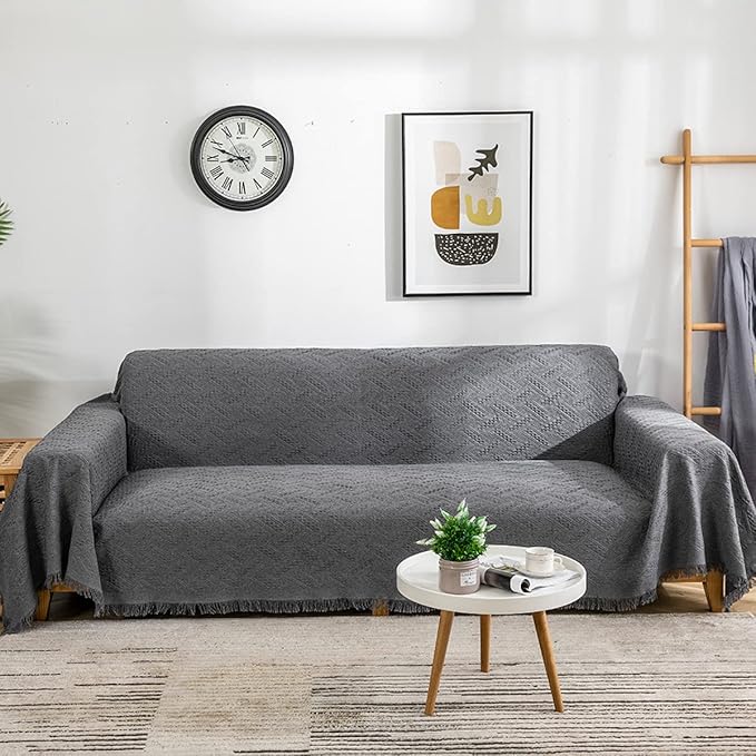 AIVIA Couch Cover Sheet Blanket, Oversized Couch Covers by AIVIAChairCouchSofaCoverThrowBlanket