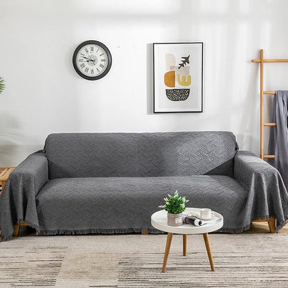 AIVIA Couch Cover Sheet Blanket, Oversized Couch Covers by AIVIAChairCouchSofaCoverThrowBlanket