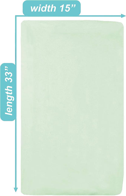 American Baby Company 15" x 33" Fitted Bassinet Sheet, 100% Natural Cotton - Image 2