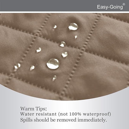 Easy-Going 4 Seater Sofa Slipcover Reversible Sofa Cover Water Resistant Couch - Image 4
