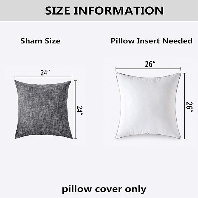 Kevin Textile Square Throw Pillow Cover, Linen Soft Cushion Covers, Home Decor - Image 6