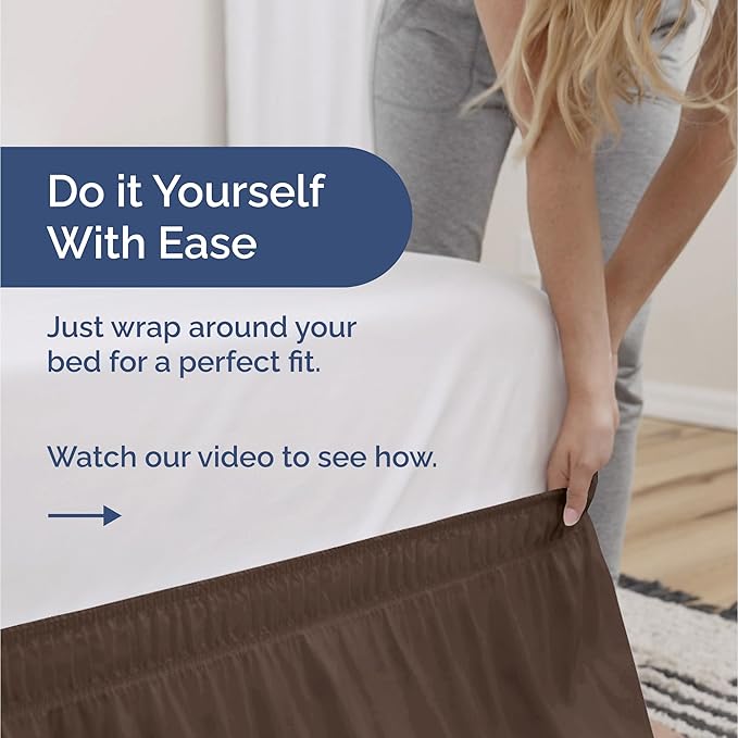 Wrap Around Dust Ruffle Bed Skirt - Image 3