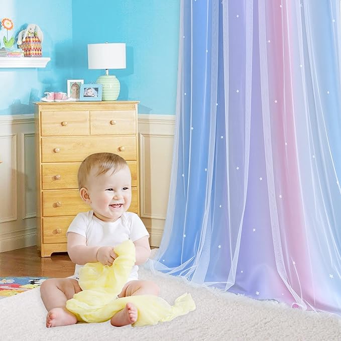 Kinryb Christmas Rainbow Curtains - Image 6