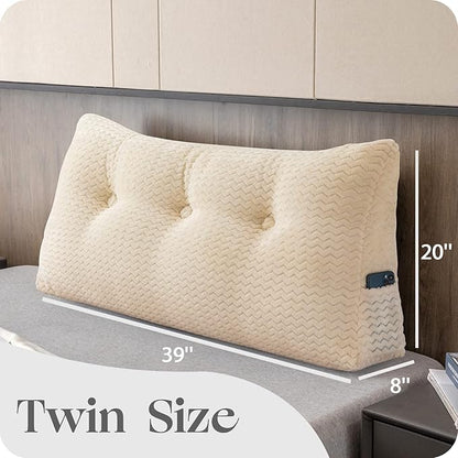 Large Bolster Triangular Headboard Wedge Backrest Positioning Support Bed Rest - Image 2