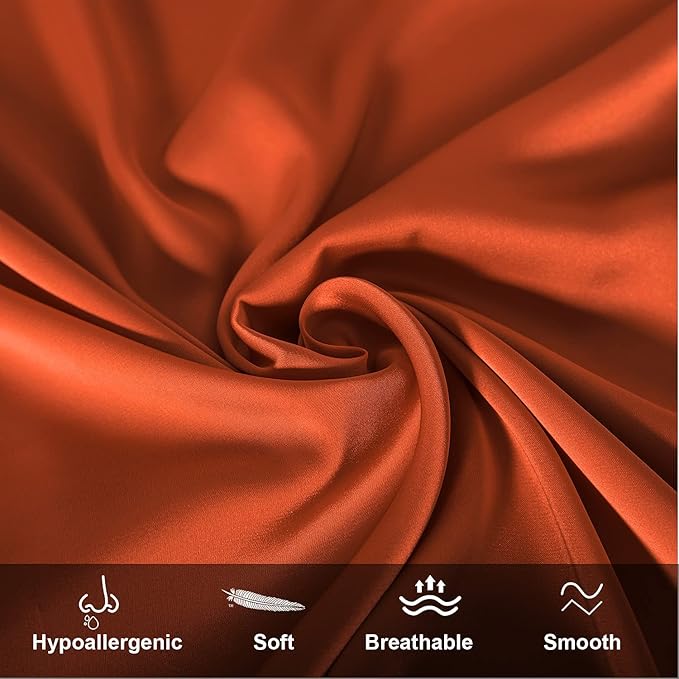 Mulberry Silk Pillowcase for Hair and Skin, Cooling Silk Pillow Case - Image 2