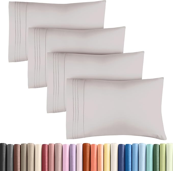 King Pillow Cases Set of 4 by CGKUnlimited