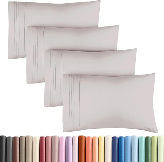 King Pillow Cases Set of 4 by CGKUnlimited