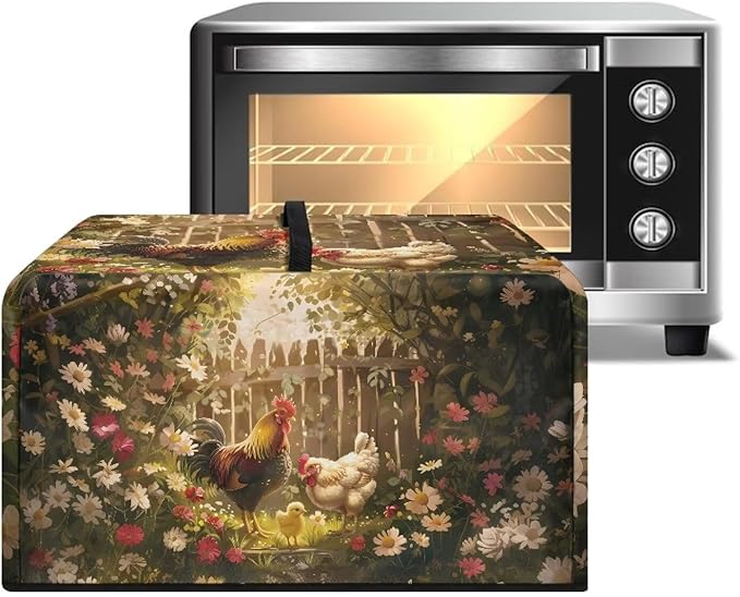 Microwave Ovens Dust Cover, Thanksgiving Rooster Tear-Resistant Heat-Resistant - Image 2