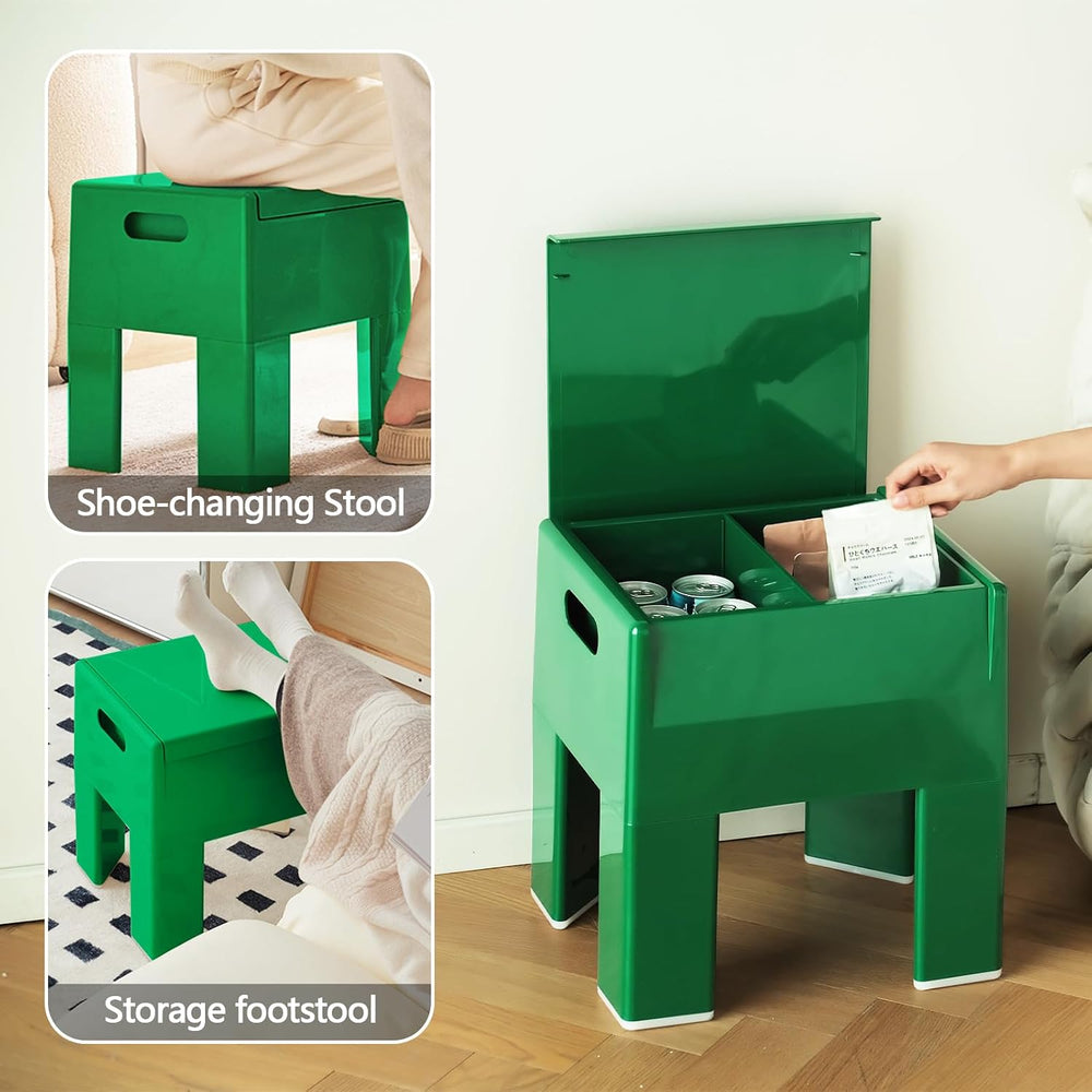 Colorful ABS Plastic Nightstand Detachable Storage Side Table Stool