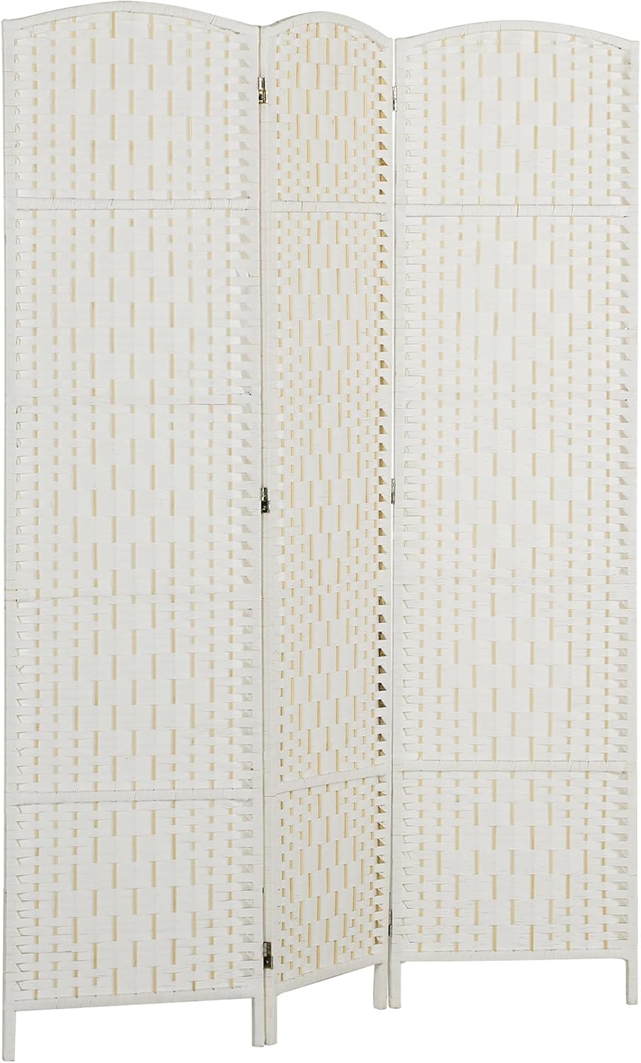 homcom room divider 3-panel, 6ft-tall folding privacy screen shown in use