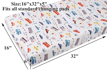 Changing Pad Cover Set 3 Pack Jersey Knit Ultra Soft - Image 3