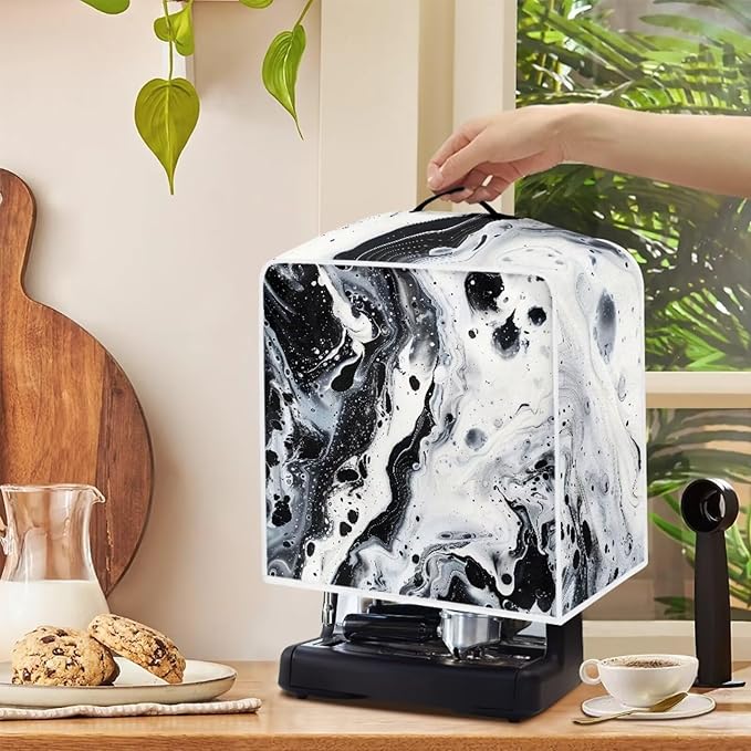 Marble Coffee Maker Cover Protector - Image 4