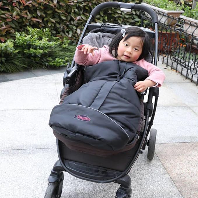 German Designed Universal Stroller Footmuff, 2 Way Zippers Style Easy - Image 8