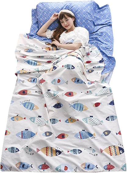 TRIWONDER Sleeping Bag Liner Cotton Camping Travel Sheet Sleep Sack Adult by TRIWONDER