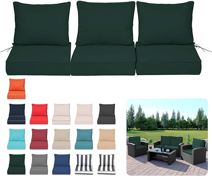 Outdoor Seat Cushions for Patio Furniture, Outdoor Chair Cushions by Vulacko