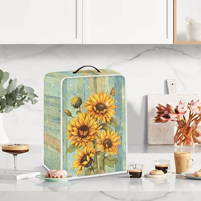 Mumeson Sunflower Extra Large Lightweight Coffee Maker Cover - Image 2
