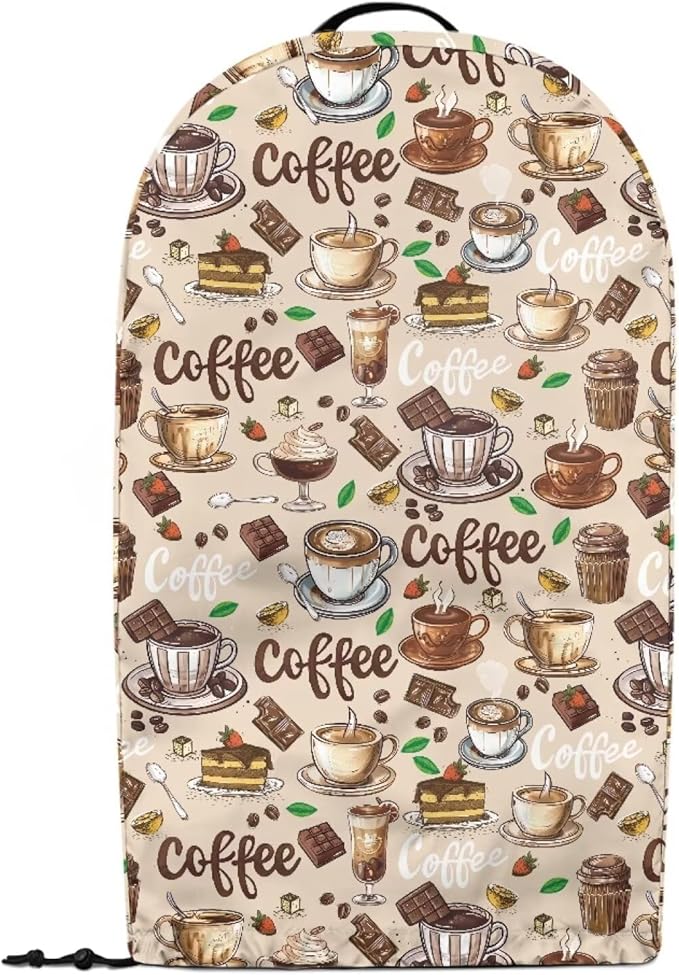 Coffee Beige Countertop Blender Cover - Image 2