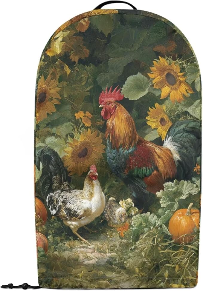 Sunflowers Rooster Mixer Hood Cover Dust Covers - Image 2