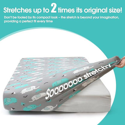 BROLEX Baby Fitted Crib Sheets: Kid Crib Sheets - Image 6