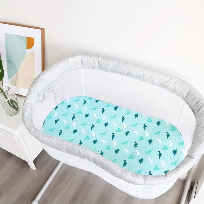 Bassinet Sheet, Bassinet Sheets 2 Pack, Ultra Soft Bassinet Sheets - Image 4