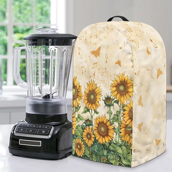 Butterfly Music Sunflower Blender Covers Food Processor Juicer Appliance Cover by Unknown