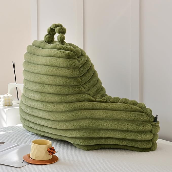 Yaoshuho Large Reading Pillow for Adults, Back Support Pillow for Sitting Up in - Image 5