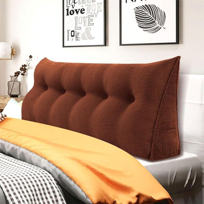 11 lbs Thickened Wedge Pillow Headboard Body Positioner Triangular Reading by Rucener