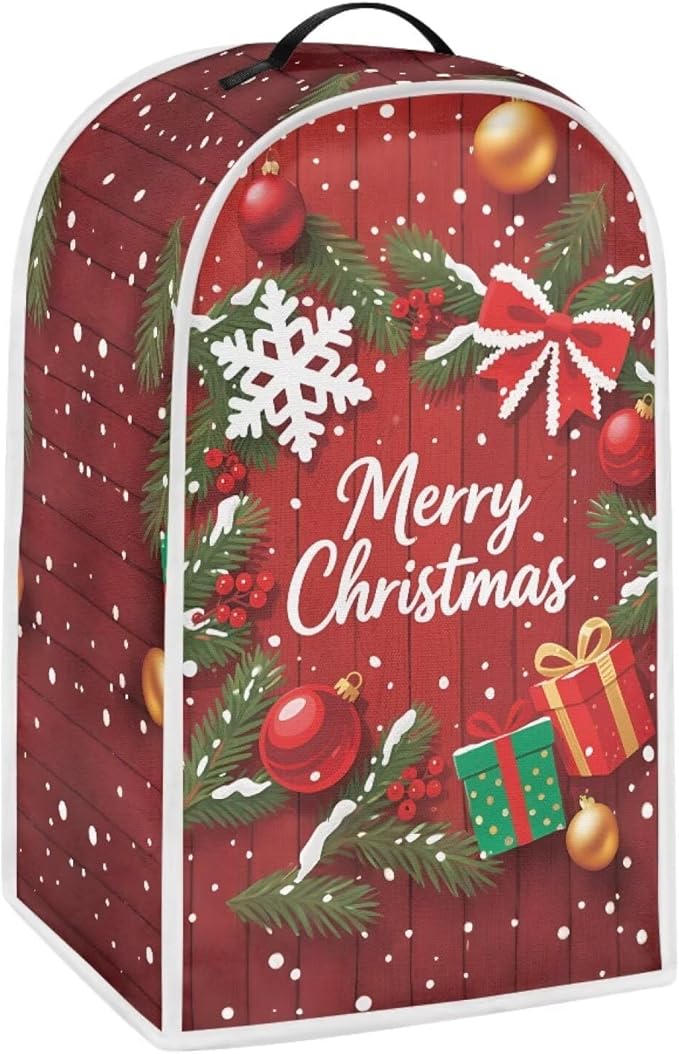 Merry Christmas Blender Cover Dust Cover by HUISEFOR