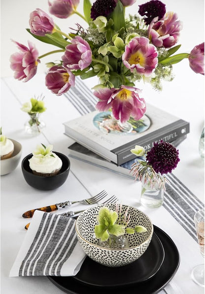 Solino Home Stripe Linen Table Runner 36 Inches - Image 9