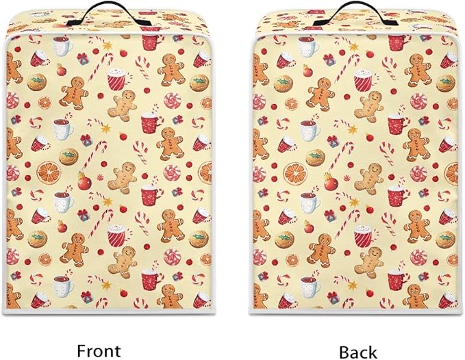 Christmas Coffee Maker Cover Dust Resistant Small Kitchen Appliance Protector - Image 2