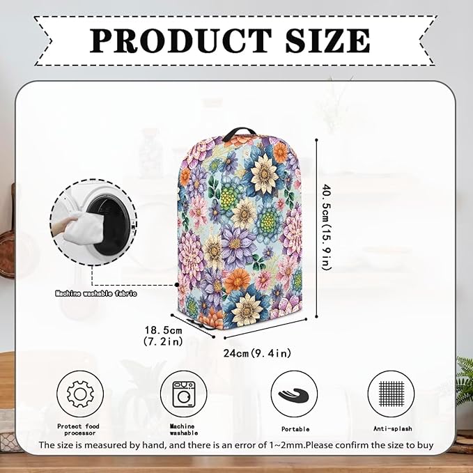 Colorful Flowers Blender Covers - Image 5