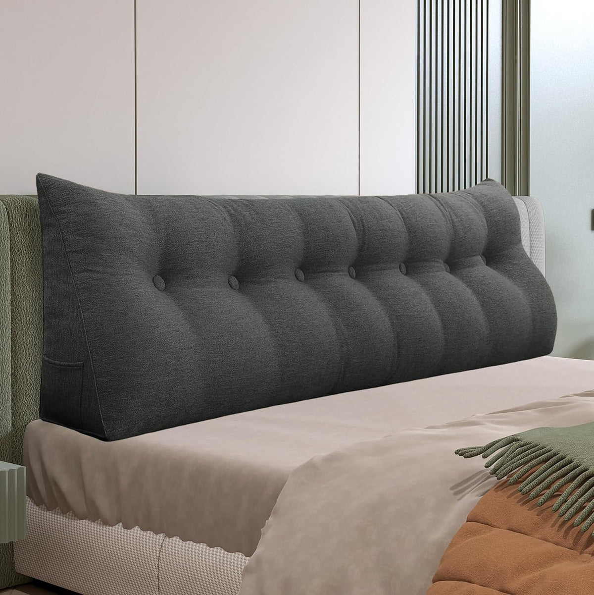 daneey headboard wedge pillow bed wedge pillow for, main product view